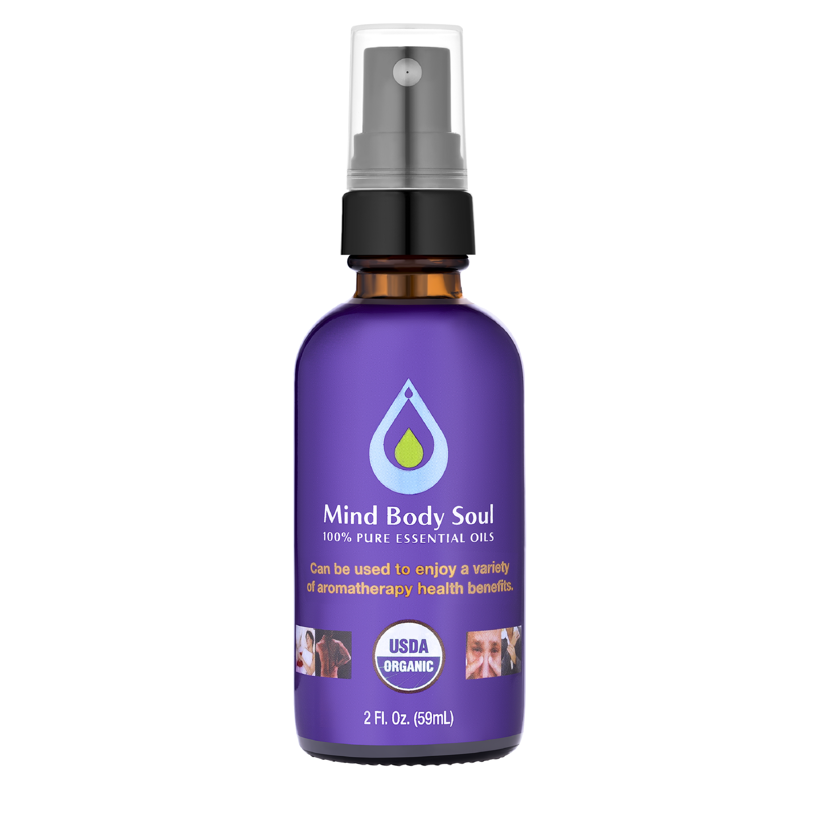 Case of 6 (six) MIND BODY SOUL OIL 2 ounce bottles